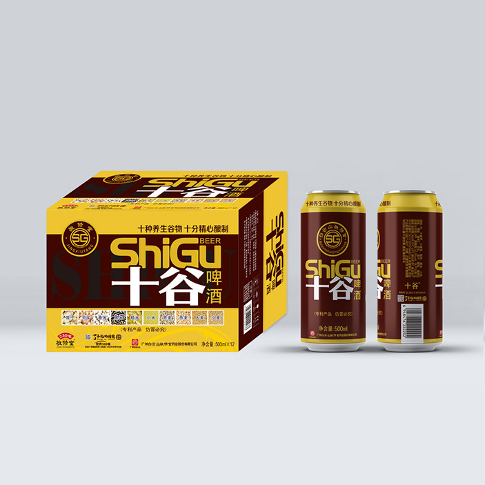 十谷啤酒褐金罐