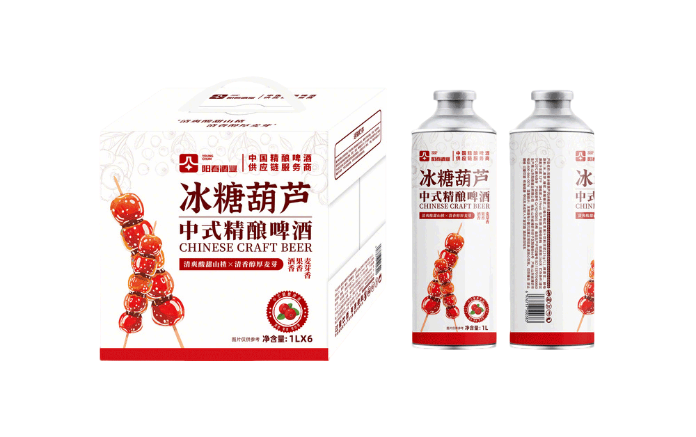 阳春中式精酿果味啤酒-冰糖葫芦1L