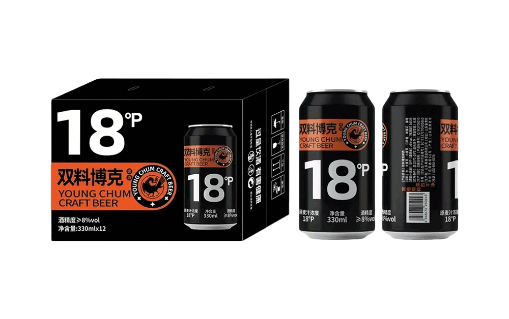 阳春啤酒 双料博克啤酒330ml罐装