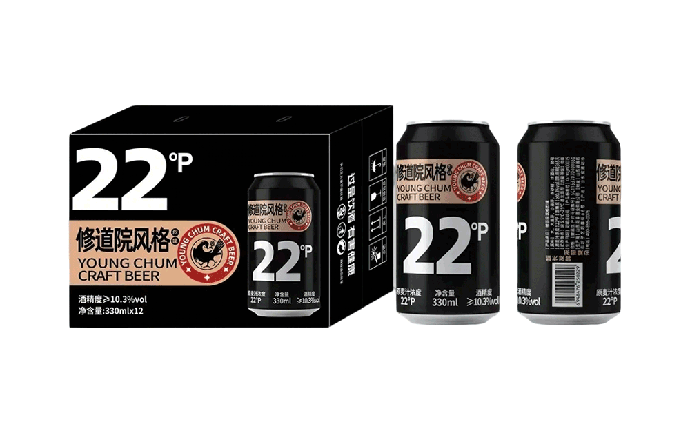阳春啤酒 修道院风格烈啤330ml罐装